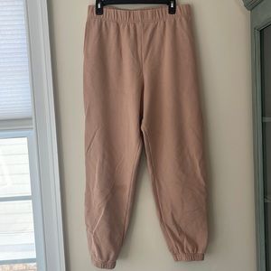 Tan sweatpants like new